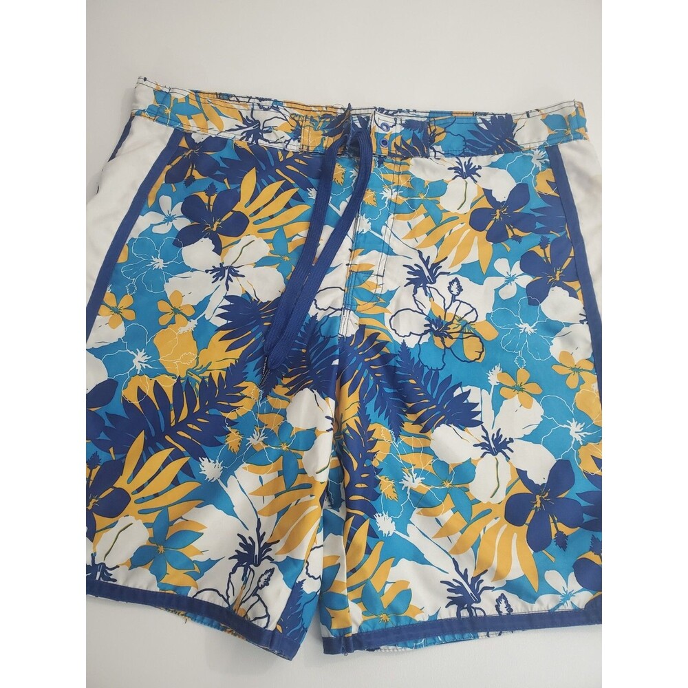 Joe Boxer Men's Floral Swimming Trucks Shorts, Large